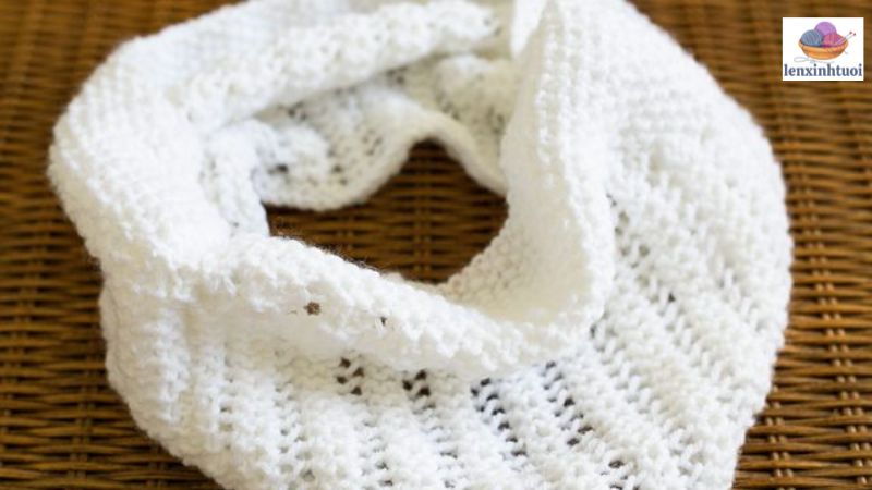 Cách móc khăn len kiểu Hàn Quốc - khăn choàng ống