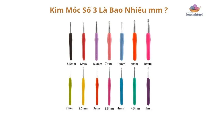 Kim móc số 3 là bao nhiêu mm