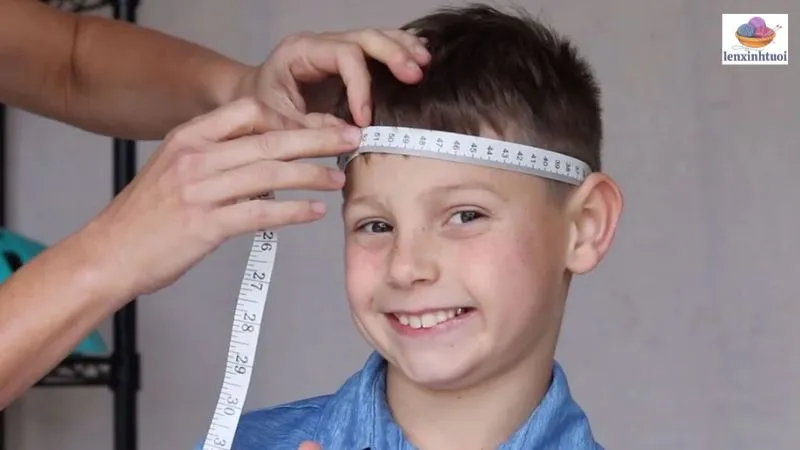 Cách đo vòng đầu móc mũ